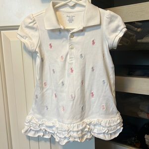 Ralph Lauren baby tunic set. Size 18 months